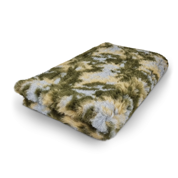 Vet Bed - Hundedecke - 3farbig - hypoallergen - antirutsch - camouflage-grün - div. Größen