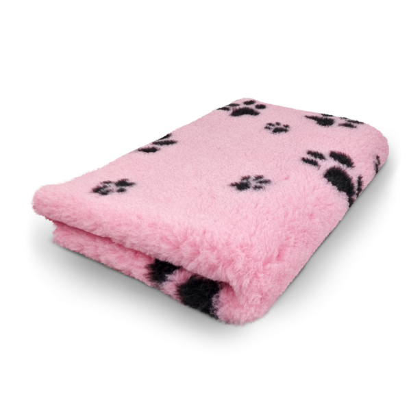 Vet Bed - Hundedecke - hypoallergen - rosa-schwarz - div. Größen