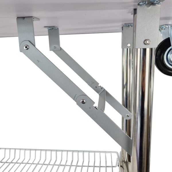 Trimmtisch für Hunde - Trolleyfunktion - 1 Pflegearm - Anti-Rutsch - 110x60x84 cm