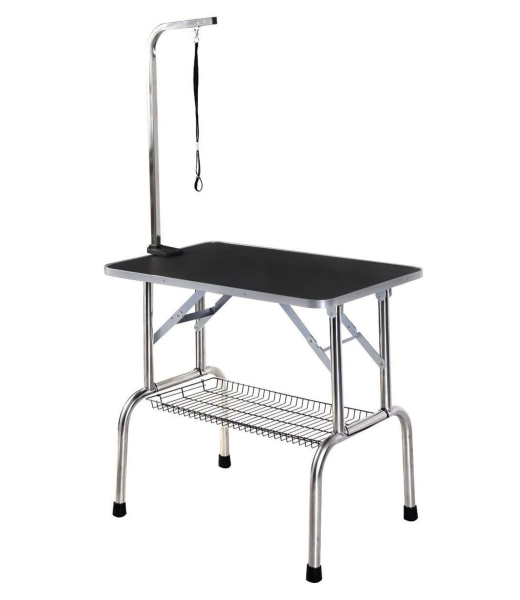 Trimmtisch für Hunde - 1 Pflegearm - Anti-Rutsch - 90x60x75 cm