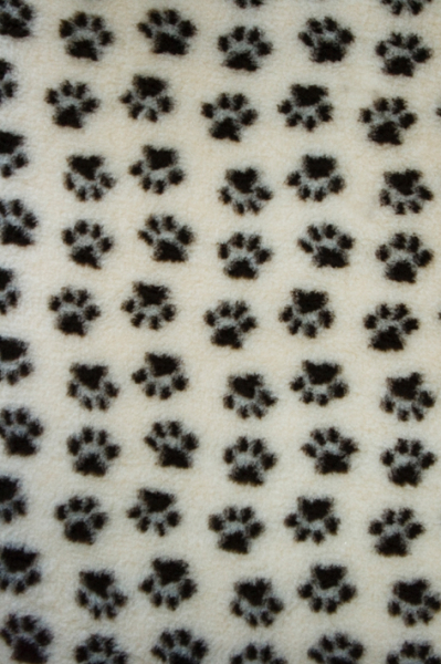 Hundematte Pet Isofloor SX - rutschfest - Pfotendesign braun-beige - div. Größen