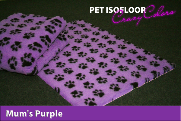 Hundematte Pet Isofloor SX - rutschfest - purple - div. Größen