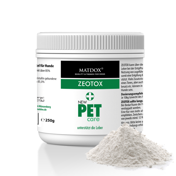 PetCare ZEOTOX Zeolith Pulver für Hunde - 250g