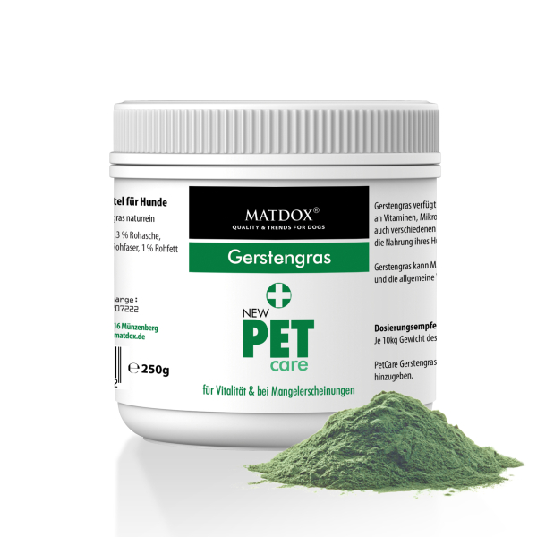 PetCare Gerstengras Pulver für Hunde - 150g