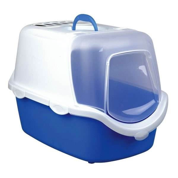 Trixie Katzentoilette Vico Easy Clean blau/weiß