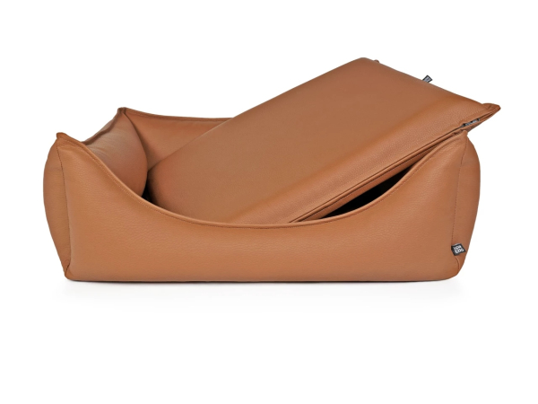 Dreamer Kunstleder Premium Hundebett - div. Farben + Größen