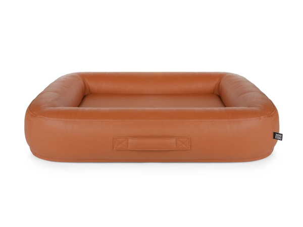 Loui Kunstleder-Premium Hundebett - div. Farben + Größen