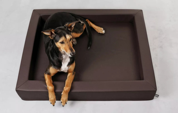 Harko Kunstleder - Premium Hundebett - div. Farben + Größen
