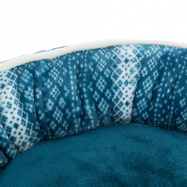 Trixie Xmas Bett Lumi - petrol/weiß, Durchmesser 50 cm