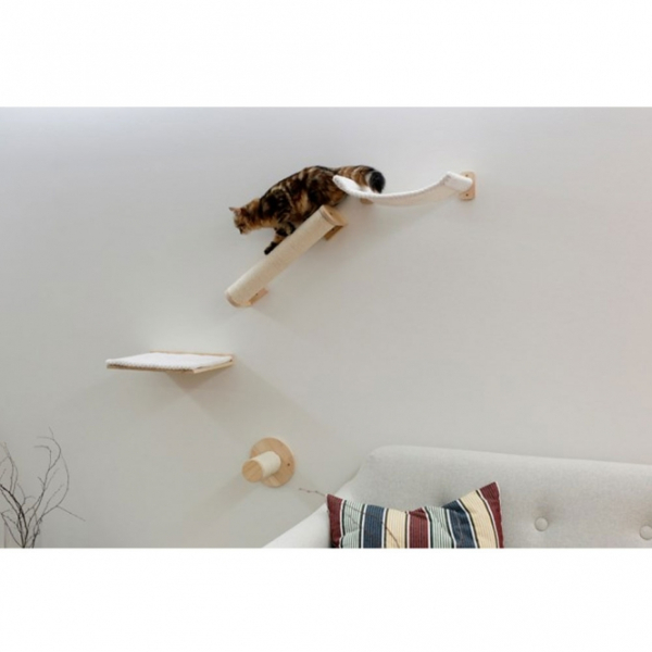 Heizungs-Hängematte - Fleecebett in beige