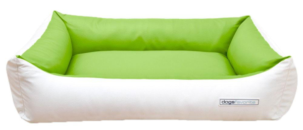 Orthopädisches Hundebett Dogsfavorite Bicolor - Bezug Kunstleder - div. Größen und Farben