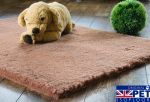Hundematte Pet Isofloor SX - rutschfest - Pfotendesign braun - div. Größen